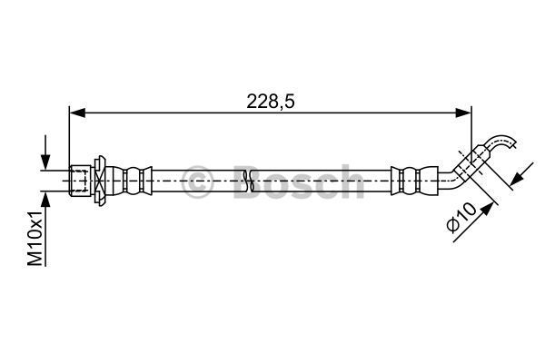 BOSCH Pidurivoolik 1 987 481 905