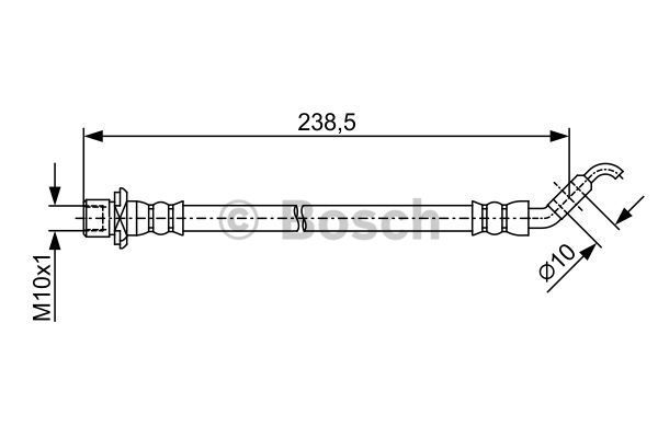 BOSCH Pidurivoolik 1 987 481 916