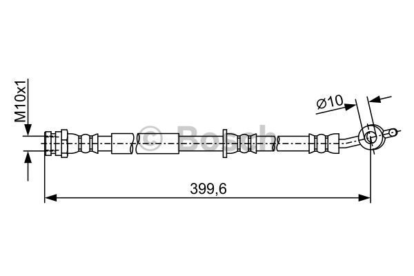 BOSCH Тормозной шланг 1 987 481 947