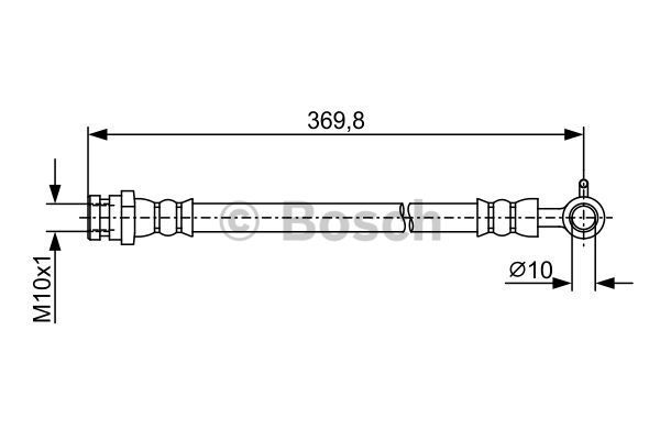 BOSCH Pidurivoolik 1 987 481 969