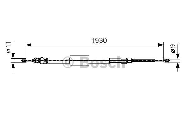 BOSCH Tross,seisupidur 1 987 482 011