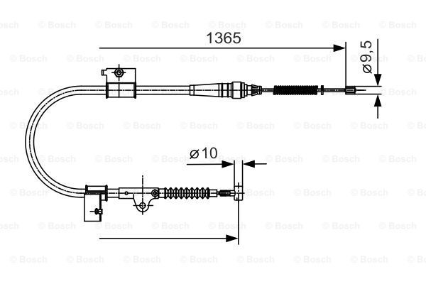 BOSCH Tross,seisupidur 1 987 482 048