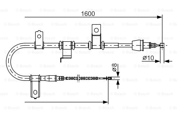 BOSCH Tross,seisupidur 1 987 482 073