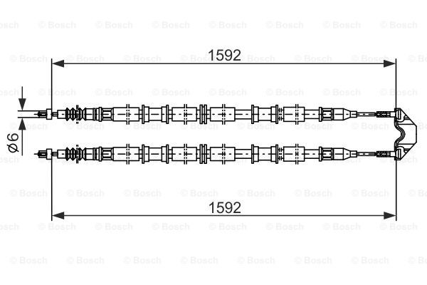 BOSCH Tross,seisupidur 1 987 482 102