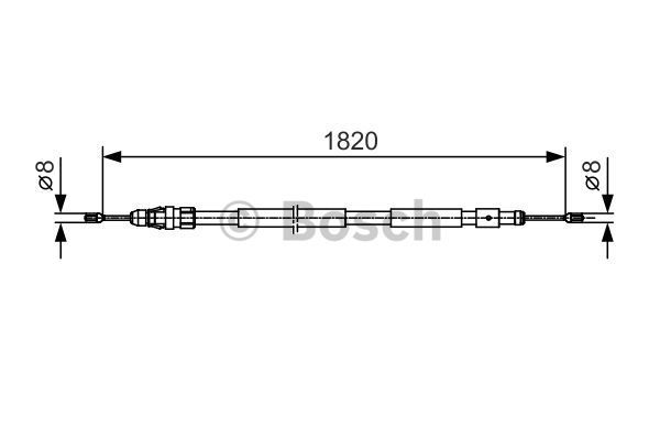 BOSCH Tross,seisupidur 1 987 482 116