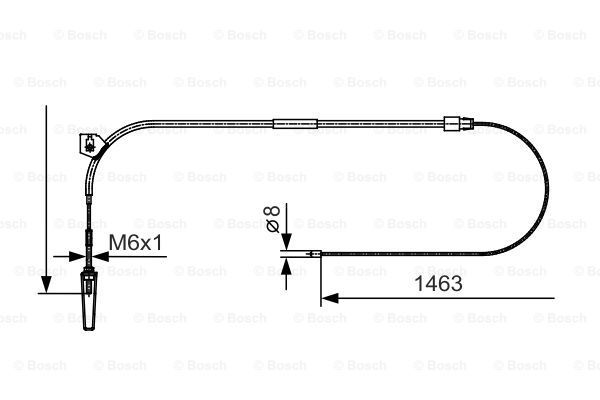 BOSCH Tross,seisupidur 1 987 482 130