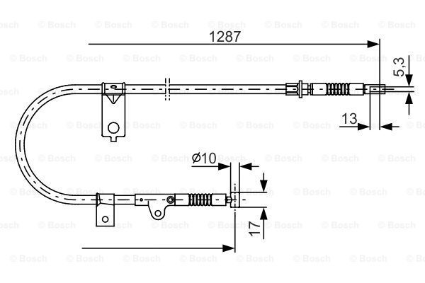 BOSCH Tross,seisupidur 1 987 482 150