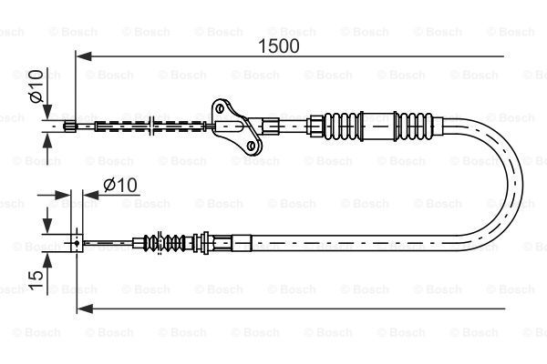 BOSCH Tross,seisupidur 1 987 482 171