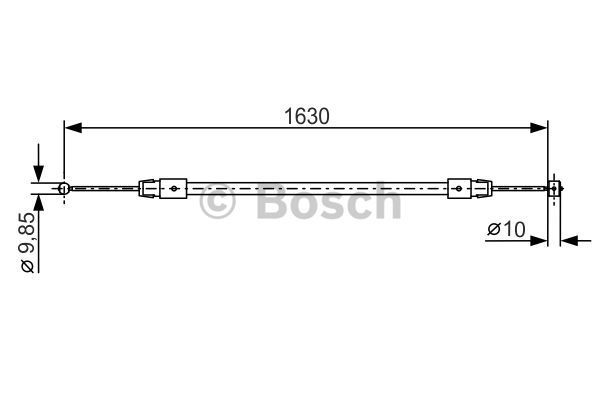 BOSCH Tross,seisupidur 1 987 482 187