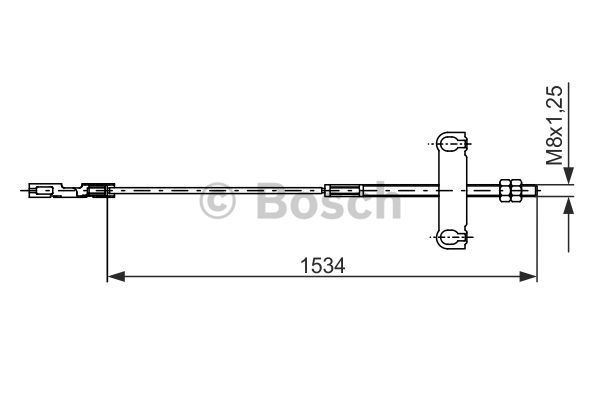 BOSCH Tross,seisupidur 1 987 482 195