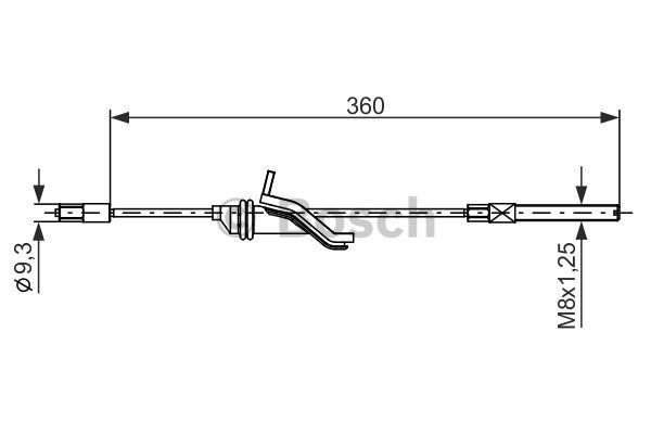 BOSCH Tross,seisupidur 1 987 482 279