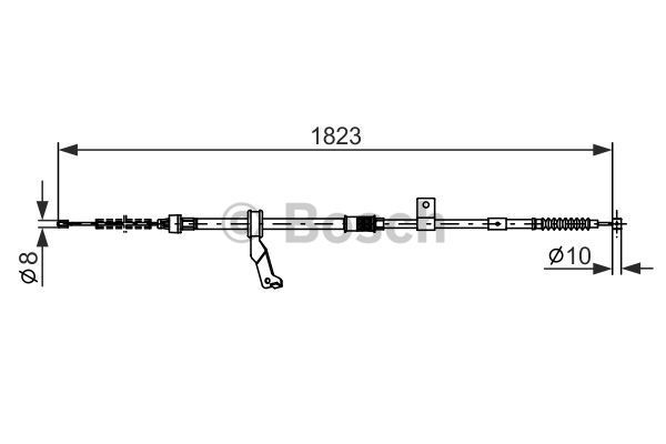 BOSCH Tross,seisupidur 1 987 482 295