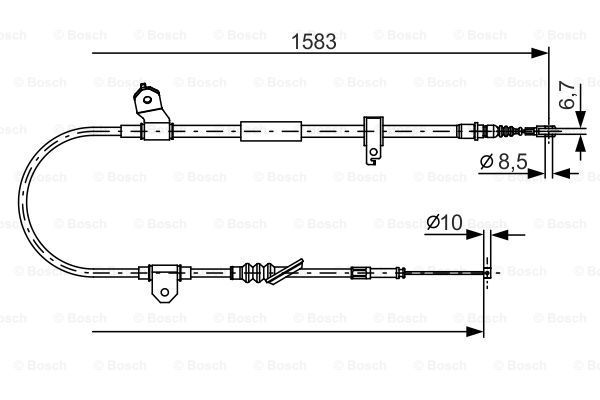 BOSCH Tross,seisupidur 1 987 482 296