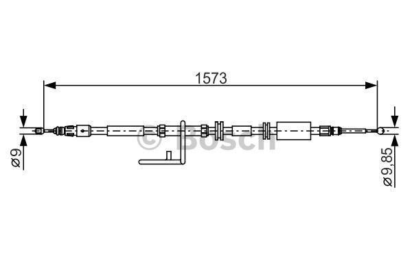 BOSCH Tross,seisupidur 1 987 482 313