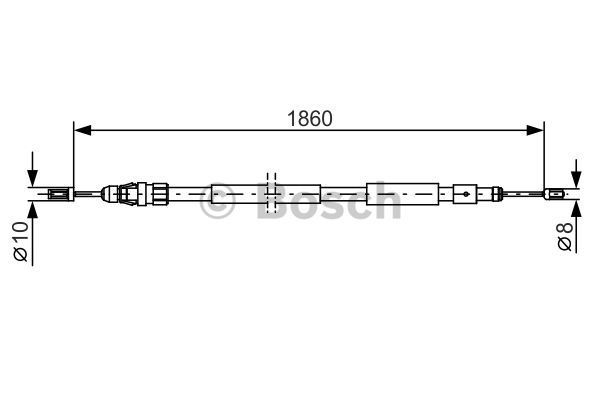 BOSCH Tross,seisupidur 1 987 482 319