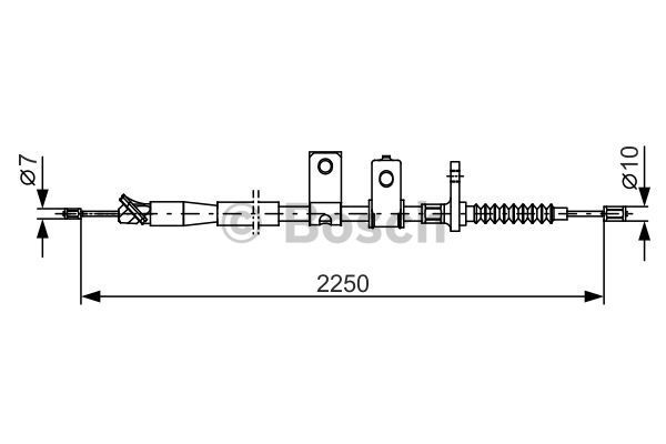 BOSCH Tross,seisupidur 1 987 482 343