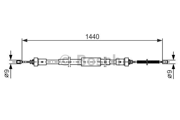 BOSCH Tross,seisupidur 1 987 482 383