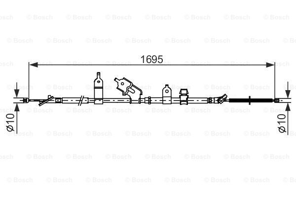 BOSCH Tross,seisupidur 1 987 482 464