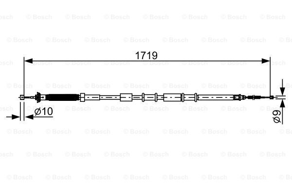 BOSCH Tross,seisupidur 1 987 482 526