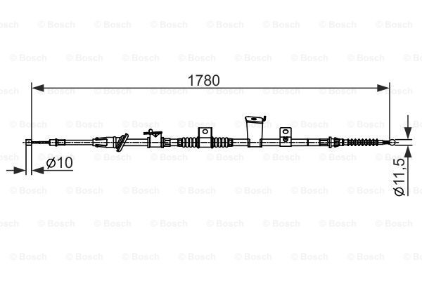 BOSCH Tross,seisupidur 1 987 482 570