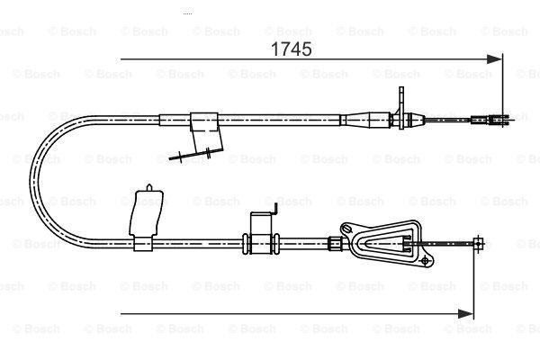 BOSCH Tross,seisupidur 1 987 482 731