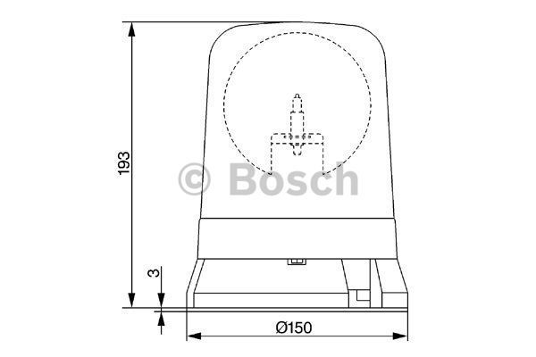 BOSCH Проблесковый маячок 7 782 322 011