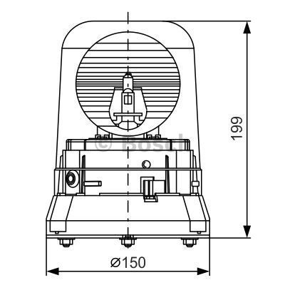 BOSCH Проблесковый маячок 7 782 322 020