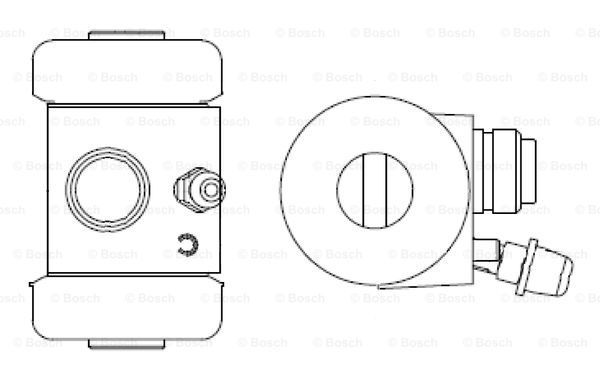 BOSCH Колесный тормозной цилиндр F 026 002 355