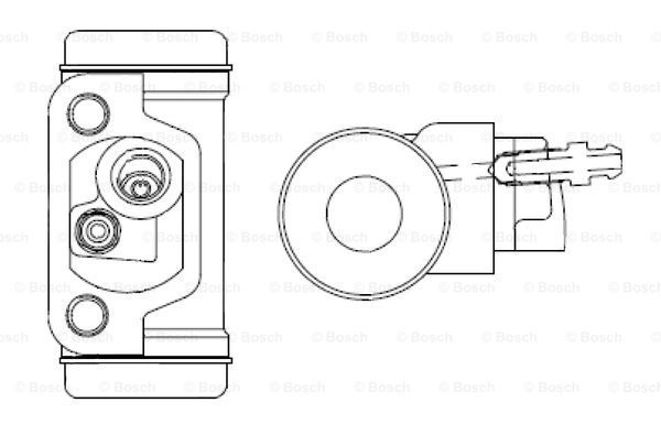 BOSCH Комплект колесного тормозного фильтра F 026 002 357