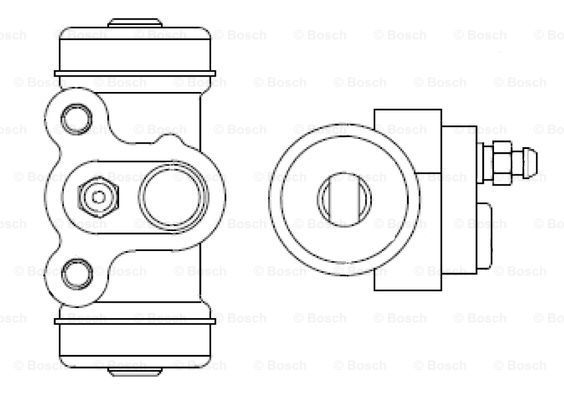 BOSCH Rattapidurisilinder F 026 002 390