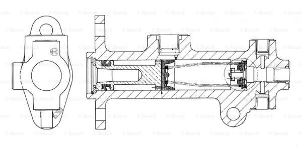 BOSCH Главный тормозной цилиндр F 026 003 015