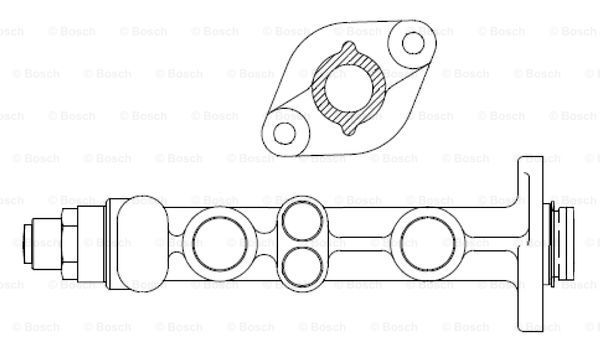 BOSCH Главный тормозной цилиндр F 026 003 944