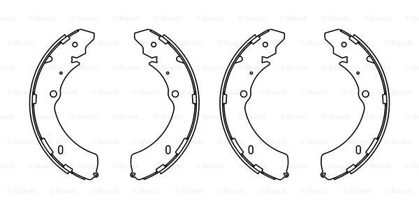 BOSCH Piduriklotside komplekt F 026 008 020