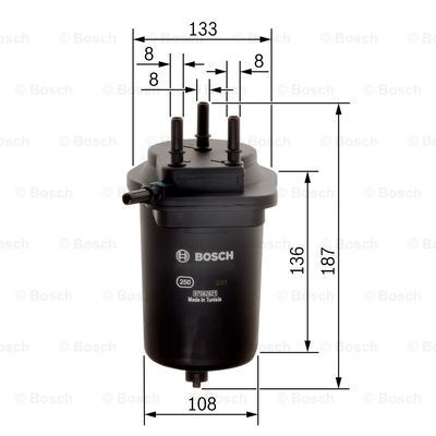 BOSCH Топливный фильтр F 026 402 090