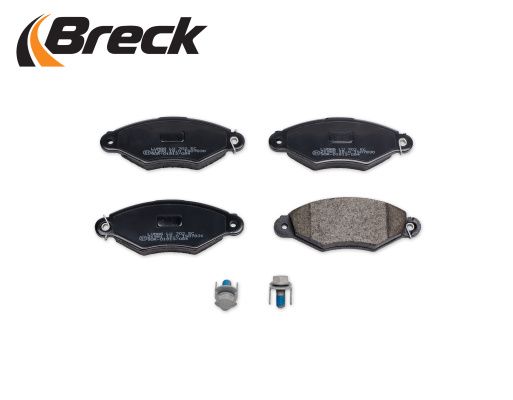 BRECK Комплект тормозных колодок, дисковый тормоз 21980 00 702 00