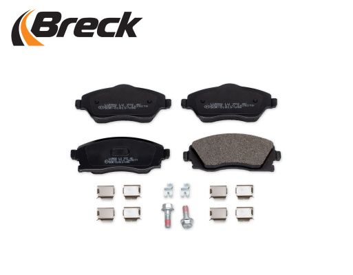BRECK Комплект тормозных колодок, дисковый тормоз 23225 00 702 10