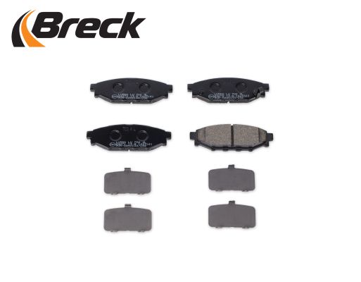 BRECK Комплект тормозных колодок, дисковый тормоз 24271 00 702 10