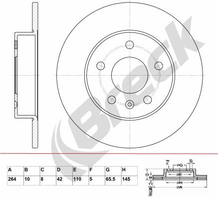 BRECK Piduriketas BR 008 SA100