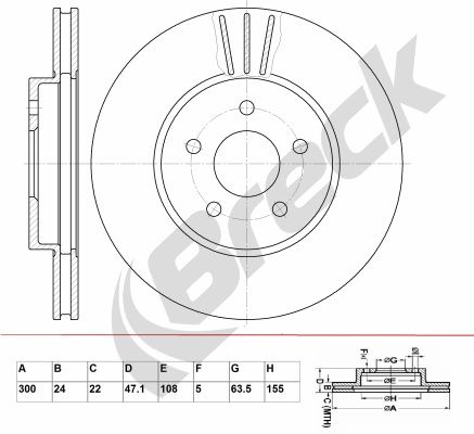 BRECK Piduriketas BR 316 VA100