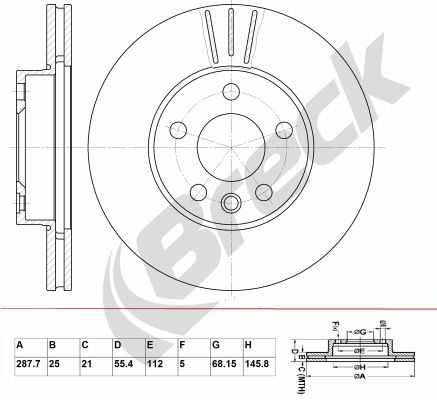 BRECK Piduriketas BR 333 VA100