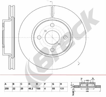 BRECK Piduriketas BR 387 VA100