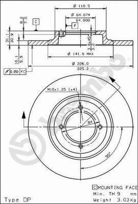 BRECO Piduriketas BS 7267