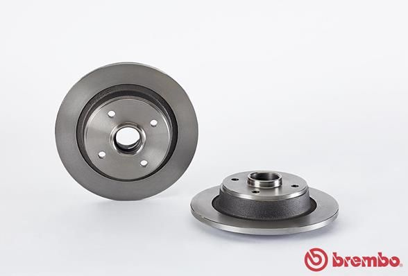 BREMBO Тормозной диск 08.5653.10