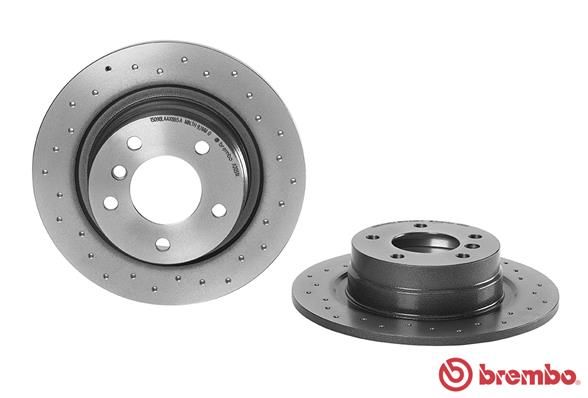 BREMBO Тормозной диск 08.A205.1X