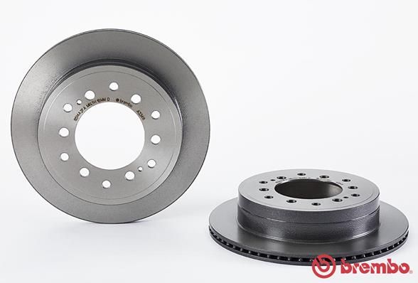 BREMBO Тормозной диск 09.A334.10