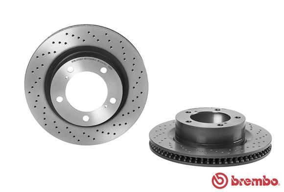 BREMBO Тормозной диск 09.A966.1X