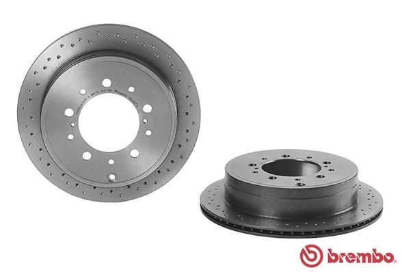 BREMBO Тормозной диск 09.A967.1X