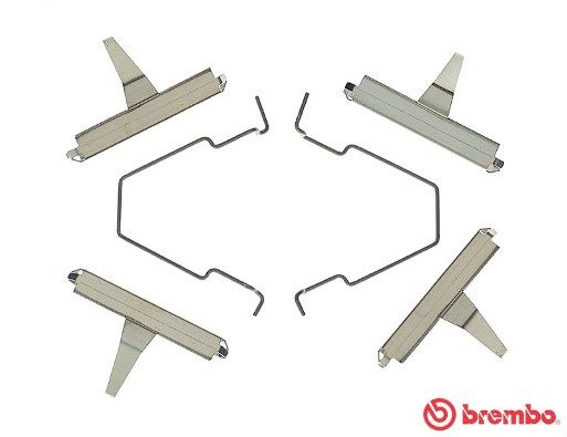 BREMBO Комплектующие, колодки дискового тормоза A 02 243