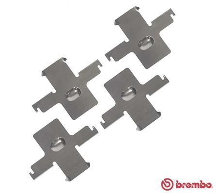 BREMBO Комплектующие, колодки дискового тормоза A 02 290