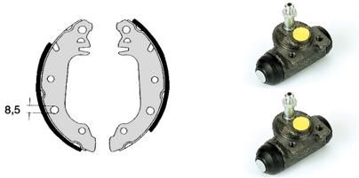 BREMBO Piduriklotside komplekt H 24 004